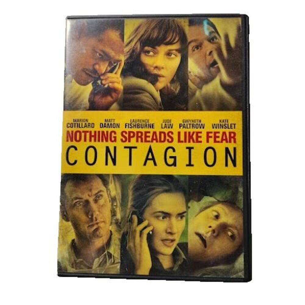 Contagion DVD Disaster Suspense Movie PG 13 2012 Matt Damon Gwyneth Paltrow